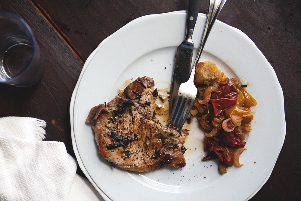 Rosemary Sage Pork Chops