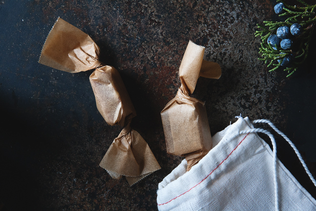 Salted Pumpkin Caramels