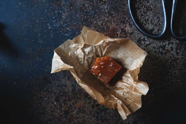 Salted Pumpkin Caramels