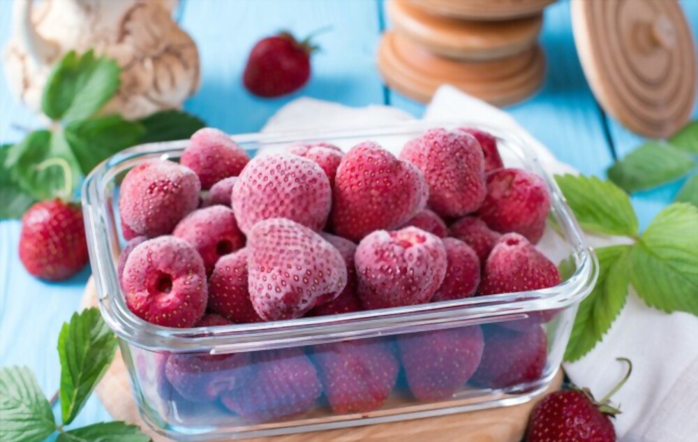 frozen strawberries