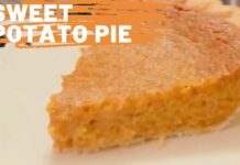 Grandma Old Fashioned Sweet Potato Pie Recipe