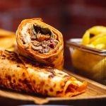Burger quesadillas